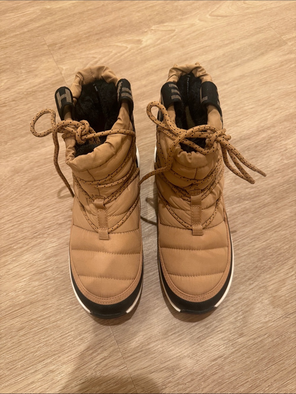 The North Face Tan Brown Insulated Snow Boots